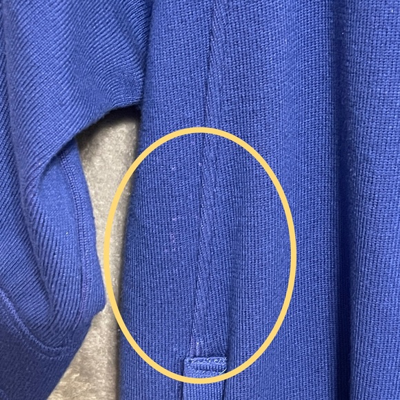 525 America Knit Blue Jacket Size M - Picture 9 of 10